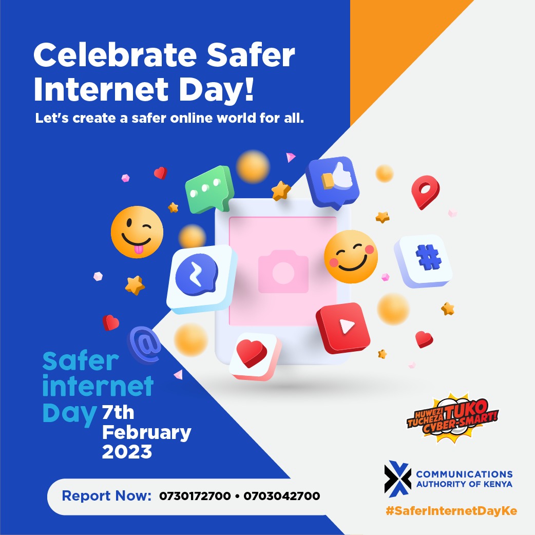 This is only the starting, the start of understanding that the internet has no restrictions, no limits.

#SaferInternetDayKE @CA_Kenya