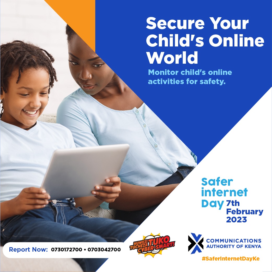 the internet did not free human culture from previous financial progressive systems and power structures.

#SaferInternetDayKE @CA_Kenya