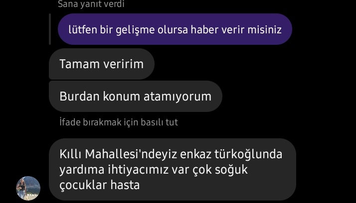 miracnmya's tweet photo. Kıllı Mahallesi'ndeyiz enkaz türkoğlunda yardıma ihtiyacımız var çok soğuk çocuklar hasta
YARDIM GİTMİYO LÜTFEN YARDIM EDİN ARKADAŞLARIMA BİRİ GÖÇÜK ALTINDA LÜTFEN  #deprem #Turkey #Kahramanmaras @AFADBaskanlik @AFAD_gonullu @haluklevent @OguzhanUgur @gutitoli @DepremDairesi https://t.co/qklezQwKZU
