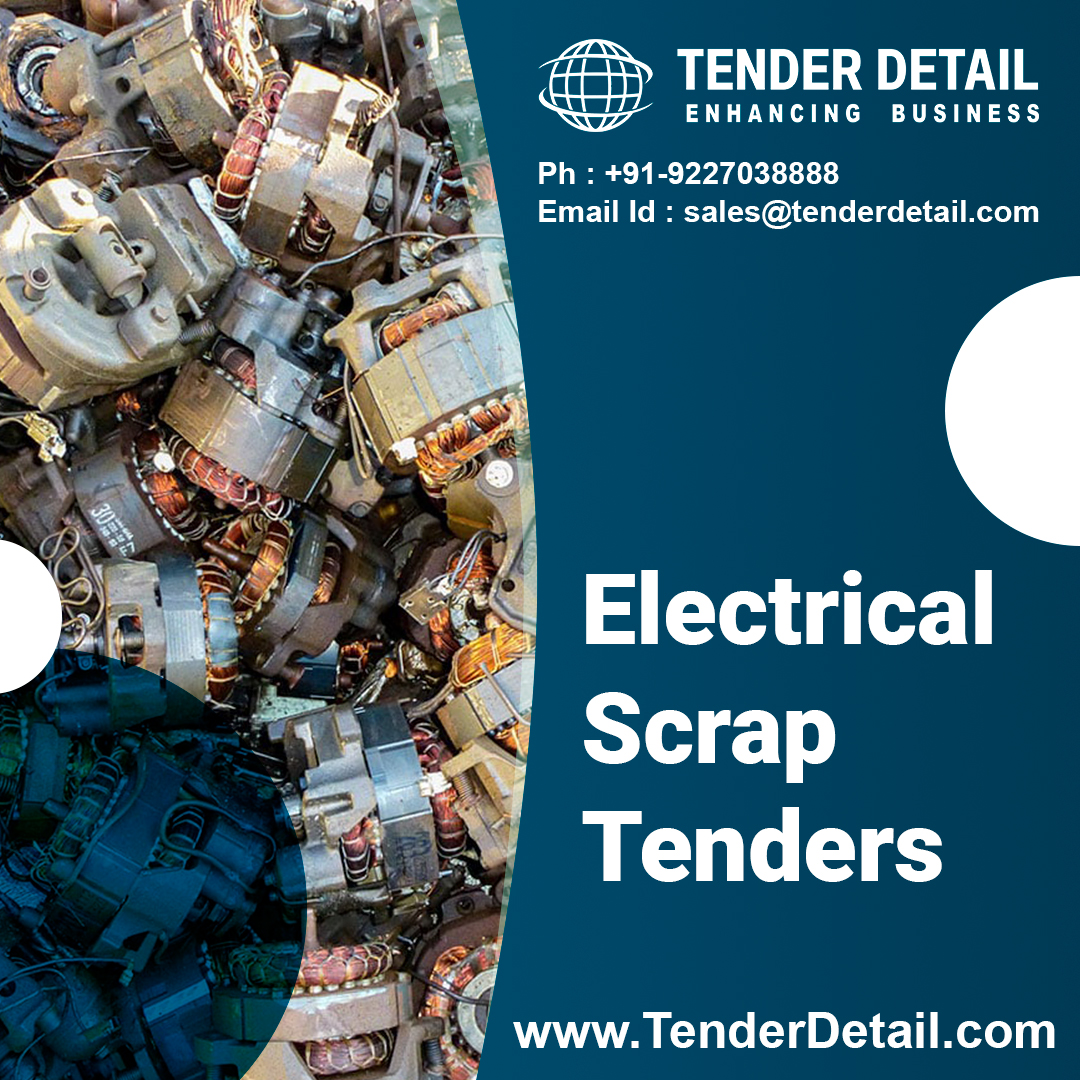 Tender Detail on Twitter "Electrical Scrap Tenders from India Link