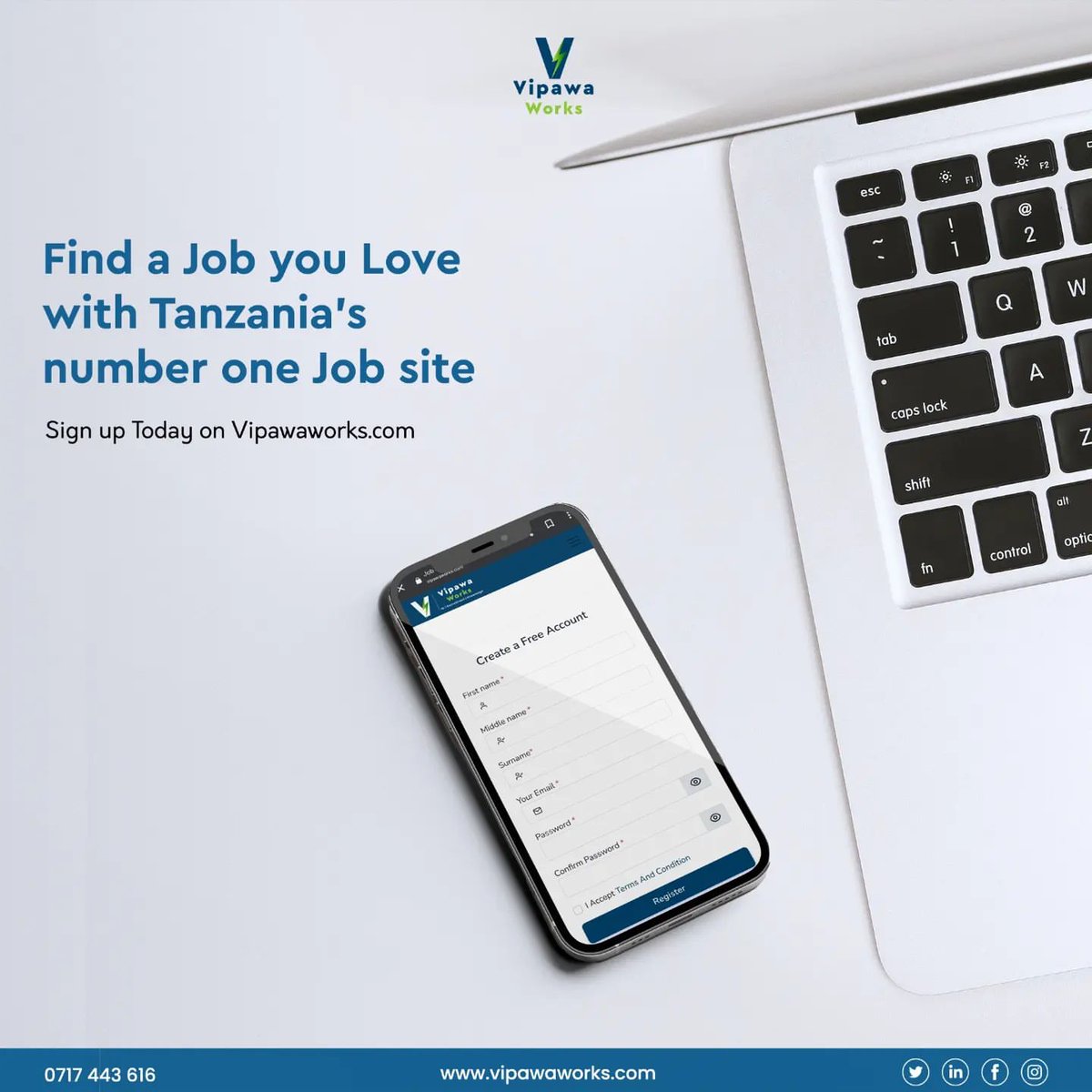 Did you know in order to apply for any of our job vacancies , you have to be a registered candidate on our vipawaworks website?

visit vipawaworks.com to register with us

#vipawaworks #ajira #kazi #recruitment #recruitinglife #staffing #executivesearch #headhunt #career