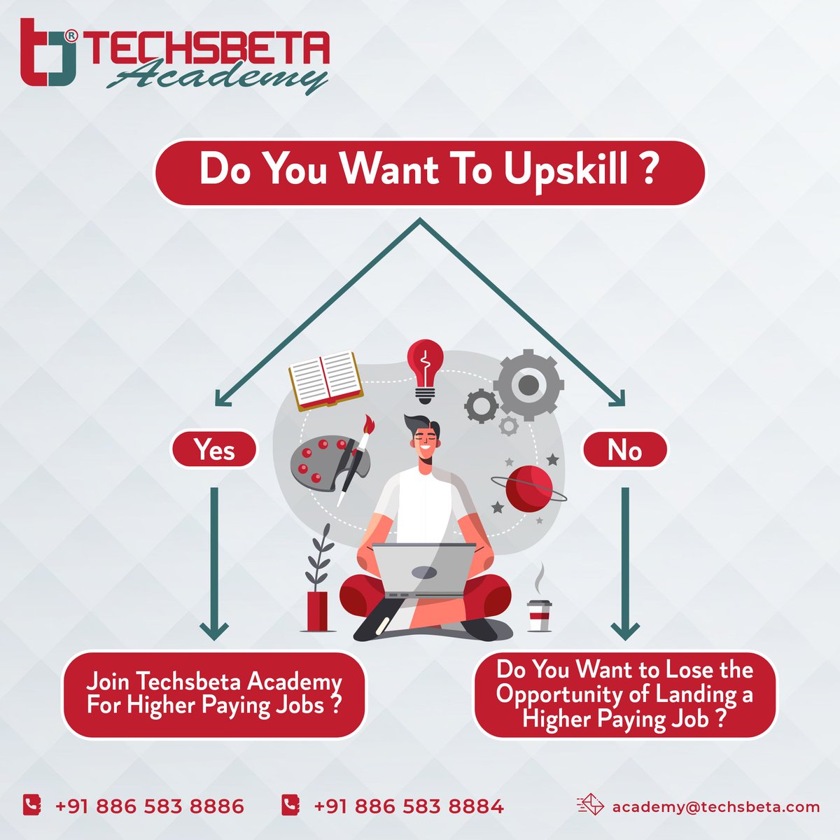Techsbtaacademy's tweet image. Do you wish to be proficient in all Digital Marketing tools? 
If Yes, In that case, you must register for our specialized Digital Marketing Specialist course!
Reach us :
Contact us 𝟖𝟖𝟔𝟓𝟖𝟑𝟖𝟖𝟖𝟒
Website: techsbetaacademy.com
#digitalmarketing #digitalmarketinginstitute