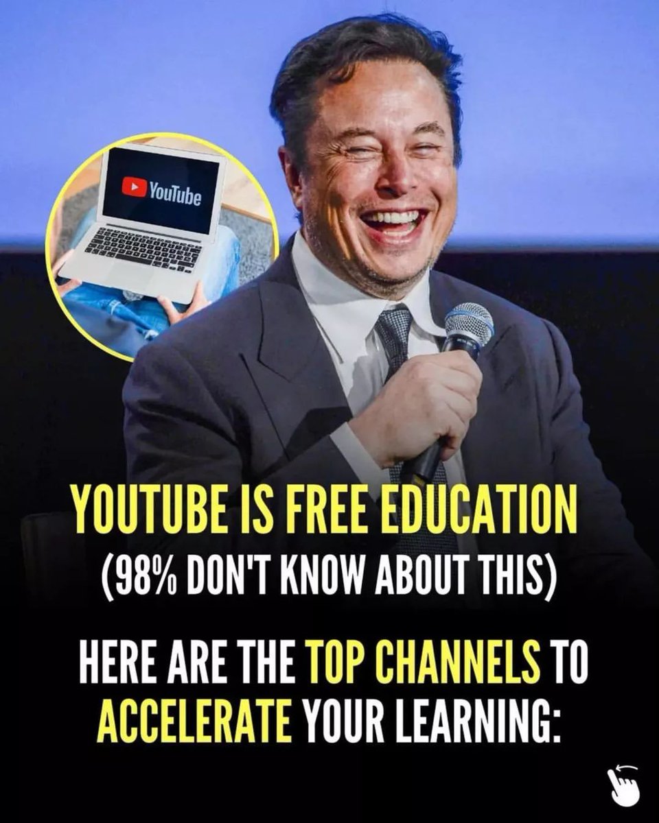Youtube is free education here are 8 top channels to put you in the top 2%: