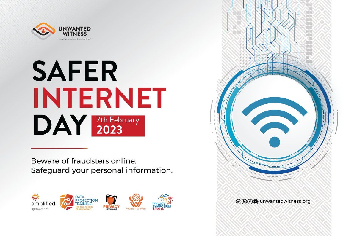 Happy #SaferInternetDay! 

Together, we can make the internet a safe space where we can enjoy technology without fear of cyber threats. Let's work towards a secure cyberspace for all ✊🏿

#SafeOnlineSpaces #Cybersecurity #DataProtection