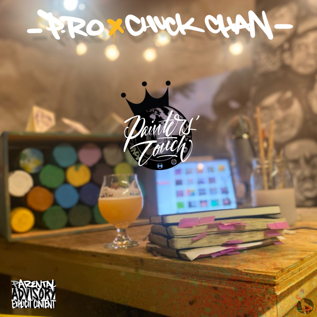 'PAINTER'S TOUCH' @P_RoUnstable x @charliesdizz After 2 single drops now here comes the full album by P-Ro entirely produced by Chuck Chan. Features: @GFamThePirate @generalbackpain @killyshoot198x @VicMonroe3 @NewVillain_1 @BONDALERO77 +++ more 👉🏾 p-ro.bandcamp.com/album/painters…