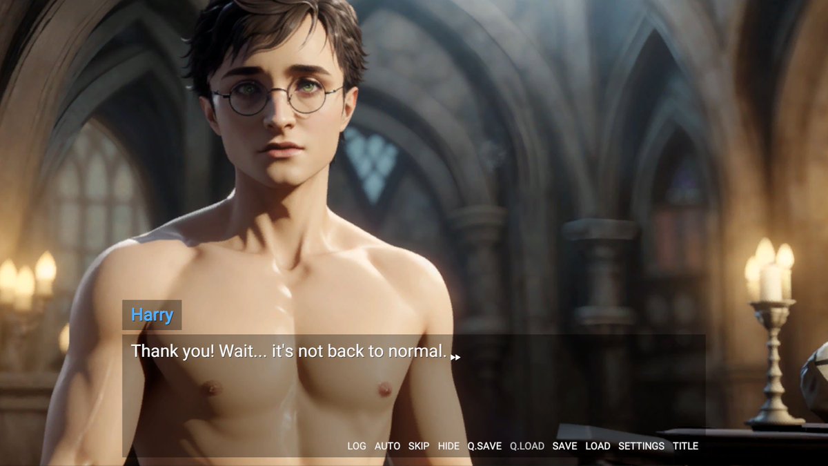 "Hogwarts Lewdgacy"
Hum je pense avoir reçu la mauvaise version du jeu .... Bon pas grave on va quand même l'essayer ^ ^