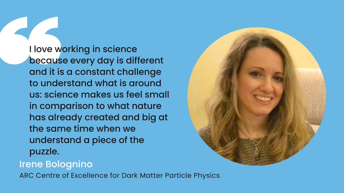 ARC_DMPP's tweet image. Only one more day until @WomenScienceDay!

In the lead up to the event, Irene Bolognino of @UniofAdelaide explains why she loves working in science.

@WomenSciAUST #womeninscience #womeninstem #physics #science