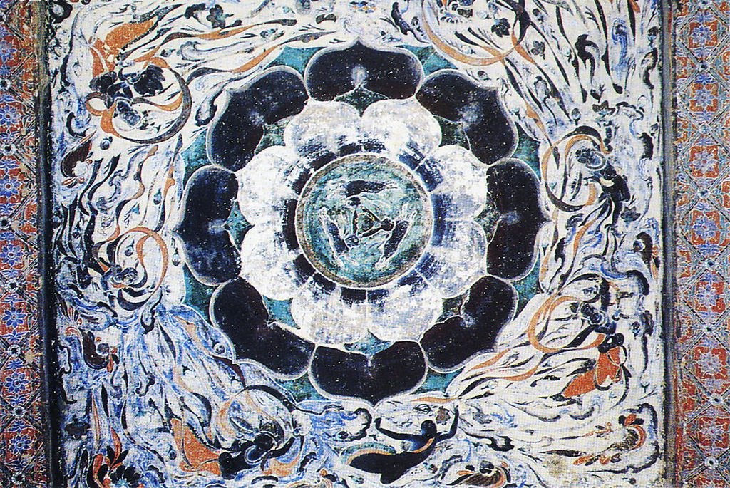 HiGansu's tweet photo. The ceiling of “The Three Hares” in Mogao Cave 407 can be considered a model work. The cave was excavated in the mid to late Sui Dynasty.
#Chinagansushow #Lanzhou #Gansu #china #chinatravel #travelphotography #photographer #photography
#Dunhuang #internetplus #dunhuangculture https://t.co/8tMbnOpzXQ