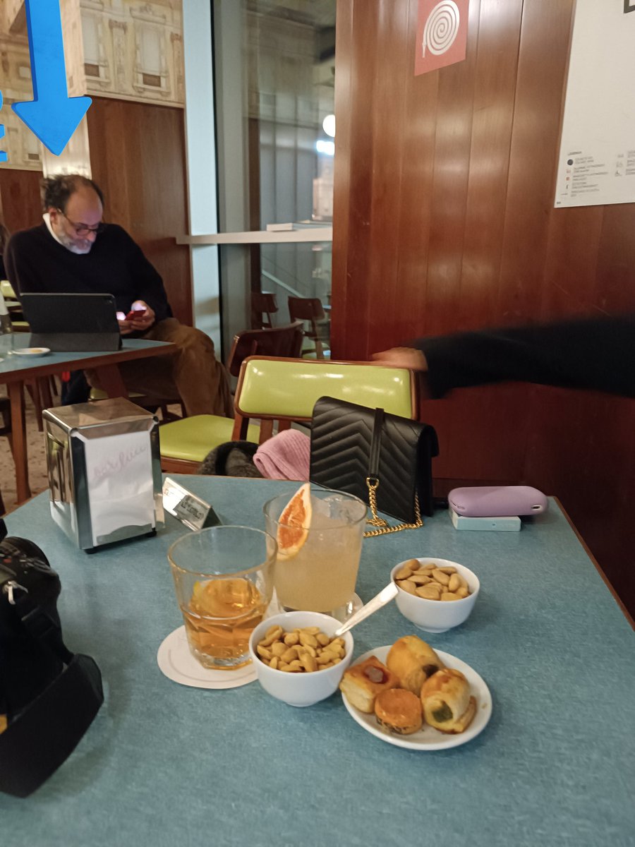 nosobody's tweet photo. I met Luca Guadagnino in Wes Anderson's Bar Luce in Milan. A cinephile's wet dream I think https://t.co/DBjQ2fnle5