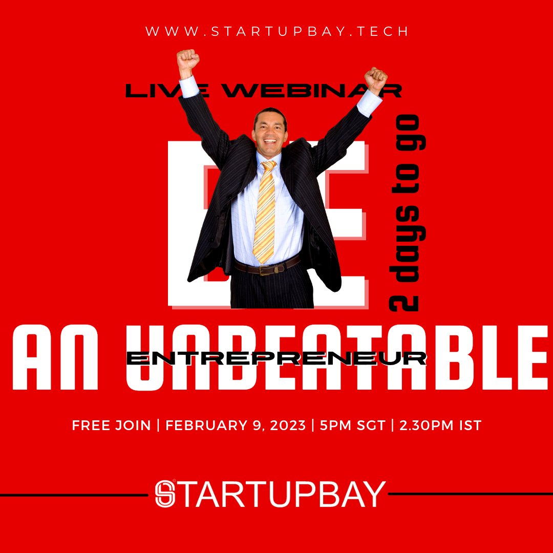 startup_bay's tweet photo. Whether you are a first time founder, a corporate executive transitioning to entrepreneurship, or a venture ready to scale. This is your opportunity to know how to build and scale your startup effectively. 

Register Now -
https://t.co/VnttsyTimX https://t.co/pFvf5Ft0Dh