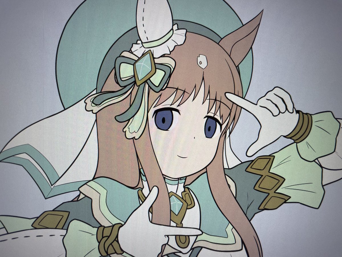 グラスワンダー(ウマ娘) 「進捗 」|こかもりのイラスト