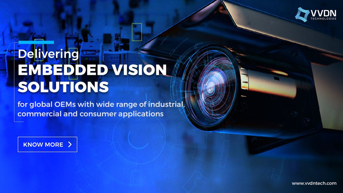 vvdn_tech's tweet photo. VVDN's camera Design services enable OEMs with the most challenging ecosystems in mind and equipped to meet the growing demand for top-notch security and surveillance solutions. More at:https://t.co/gAHUh6qaCG
#imagetuning #stiching #video #camera #vision #videosurveillance #ai https://t.co/ojwzBQ1utb