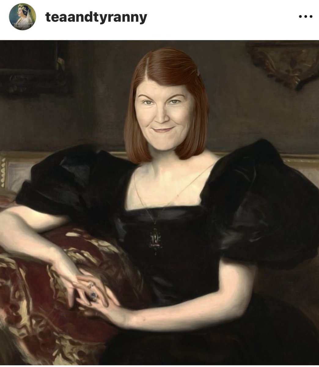 KateFlannery's tweet photo. This piece of Meredith Art by @teaandtyranny This is two things I am not: Hauntingly beautiful and impossibly interesting.  You are crazy talented. Thank you. (Go take a look at @teaandtyranny for all #theoffice art.) #meredithpalmer #scratonianArt #helltotheyeah #teaandtyranny https://t.co/4nzzBQsfqP