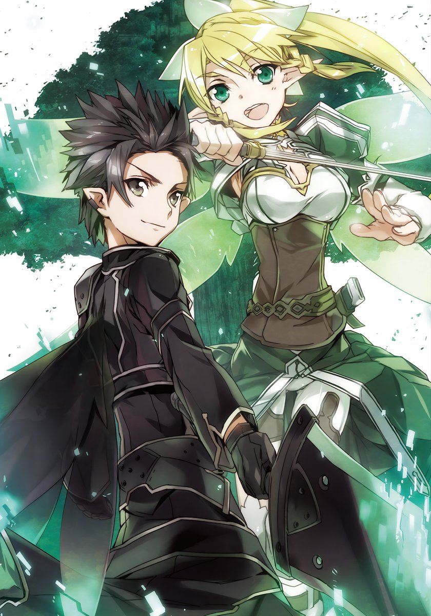 DaSnarky_Razcal's tweet photo. #DemonsCrest #SwordArtOnline 
#TheIsolator
It's funny to think that Reki Kawahara woke up one day and be like:
"After 2 cases of adoptive siblings comes blood siblings, and they're twins!"

(He really made Silver Crow left out) https://t.co/ehsvsfLtA9