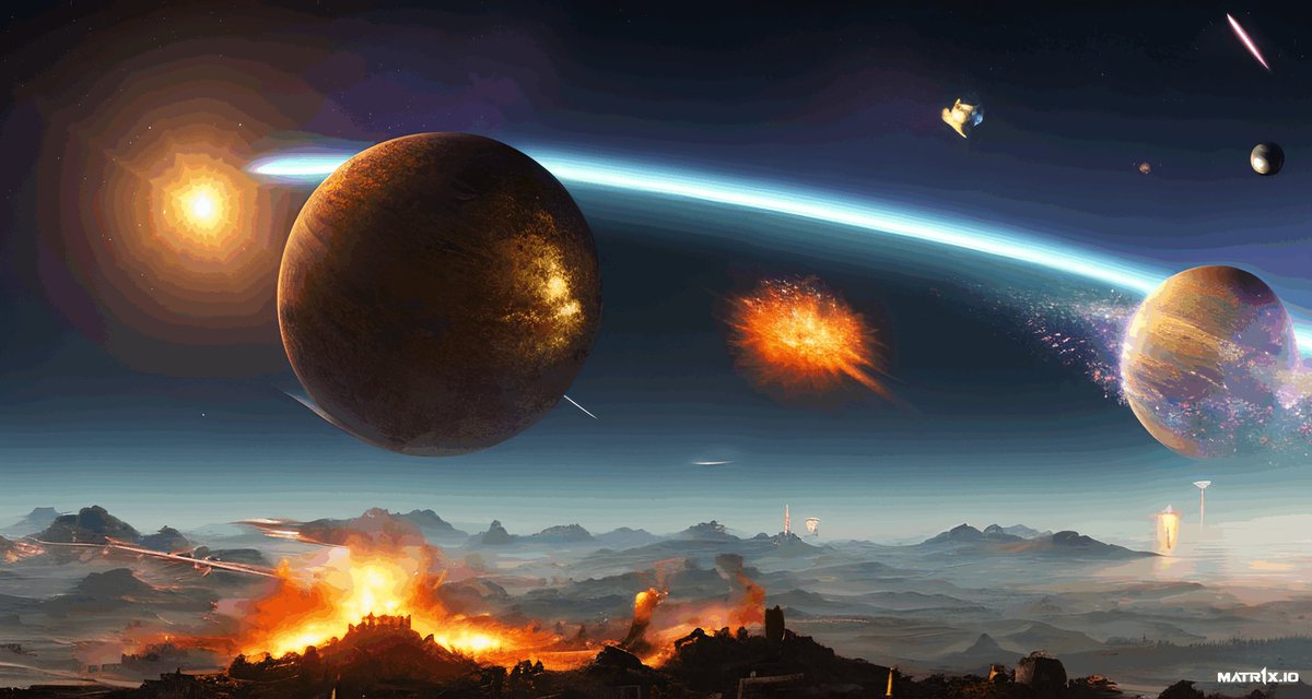 🔥Why 2061?

☄️In 2061, Halley's Comet revisits the Earth, heralding the reshaping of the world

🌍The Earth is controlled by the Uranus.Meanwhile, the Resistance (Matr1x Alliance) grows rapidly

❗️A big war against the Uranus is inevitable...

🌟More at matr1x.io/Stories