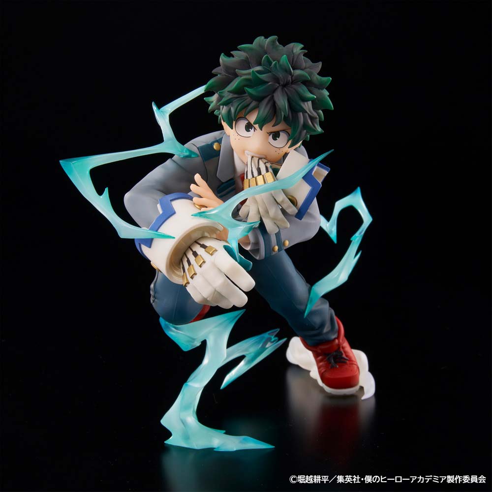TOHOanimeSTORE's tweet photo. 【#僕のヒーローアカデミア】

＼好評発売中！／

TVアニメ5期で描かれたインターン編をイメージしたフィギュアが登場！
TaS限定特典は、フィギュア原型ビジュアルを使用したステッカーです
3人の勇敢な姿を特典ともにお楽しみください！

詳細はこちら
https://t.co/uuQsMiMKmg
#heroaca_a #ヒロアカ https://t.co/Zh42bcspuI