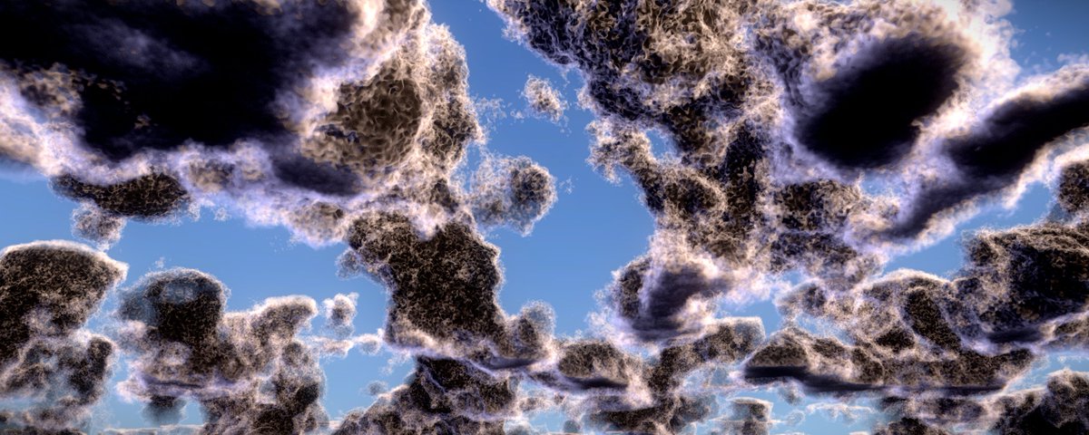 Wulferis's tweet image. Don&apos;t see anything wrong with these clouds, They look perfect! Jokes aside this is a pretty cool bug.
#Minecraft #Rendering #MinecraftShaders #Graphics