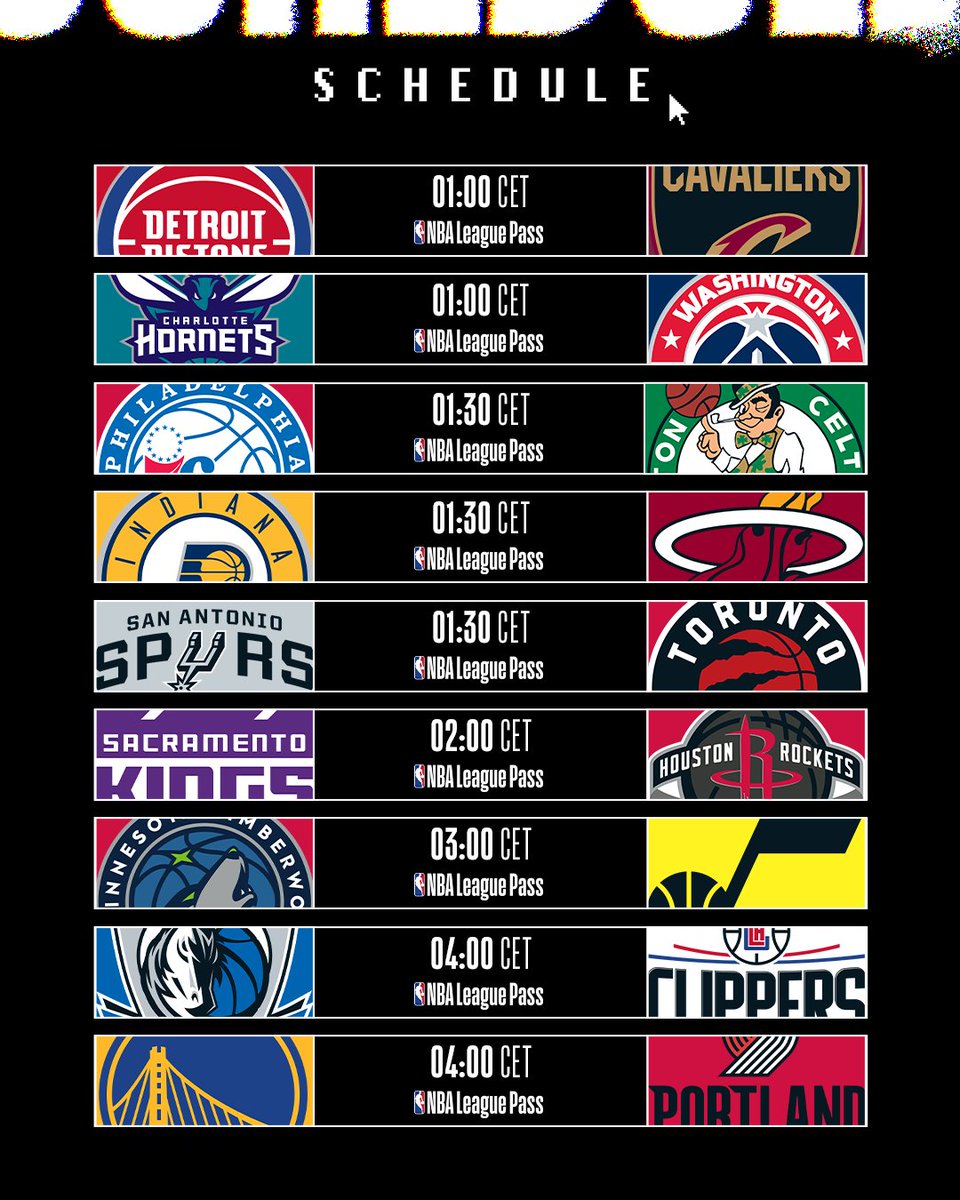 NBAspain's tweet photo. Para todos los gustos...

¡Esta es tu noche NBA! https://t.co/rfDtPKBtky