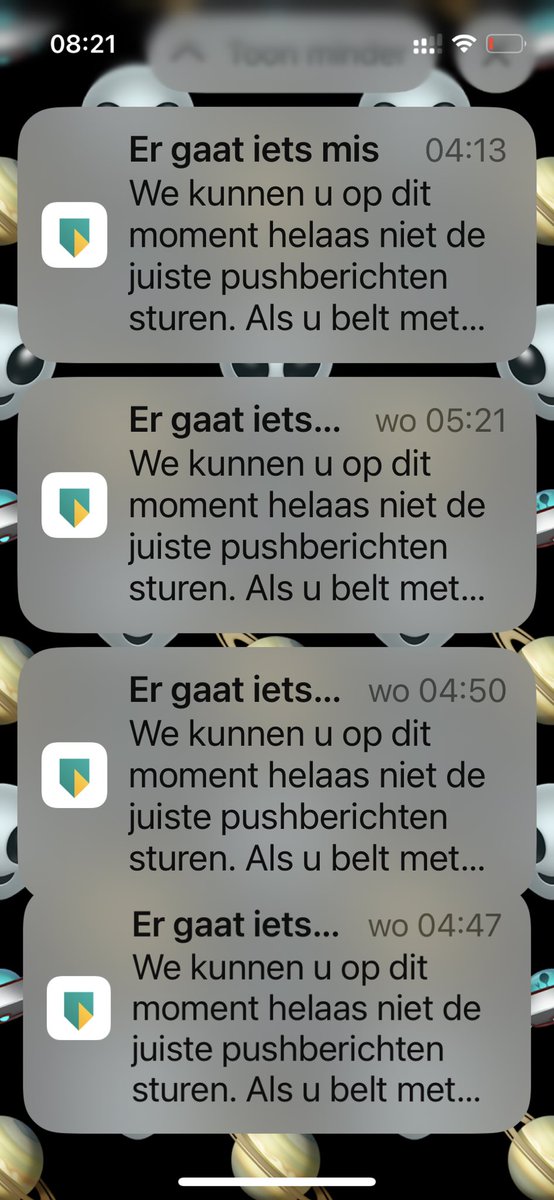 KJ3LL's tweet photo. @ABNAMRO waarom sturen jullie telkens in de nacht push berichten met de mededeling dat push berichten niet verzonden kunnen worden? 🤔🤔 https://t.co/FXpNU66oJY