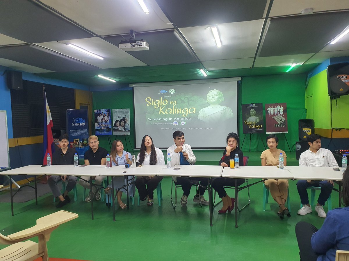 byxbuzz's tweet photo. NOW HAPPENING: Announcement of the US screenings of the upcoming advocacy film, "Siglo ng Kalinga."
Ayon sa producer nito na si Carl E. Balita @carlbalita2022 ay isasali raw niya ito sa Metro Manila Film Festival Summer 2022. π©ββοΈπ¨ββοΈ
#SigloNgKalinga
#CarlBalita
#MMFFSummer
#MMFF https://t.co/OSXwPJPEgo