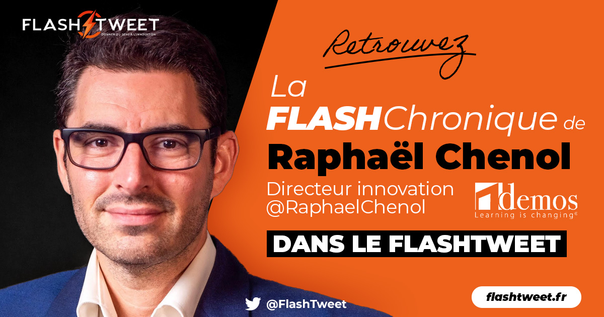 🆕Le #FlashTweet donne la parole aux #innovateurs et #innovatrices de sa communauté 

🗓RDV vendredi pour la #FlashChronique sur la #Formation de <a href="/RaphaelChenol/">Raphael C. 🦾</a> avec une série en 5 épisodes
📌Ep 1 flashtweet.fr/2023/02/07/de-…

👋👋👋Vous voulez publier ? #DM 

#IA #FutureofWork