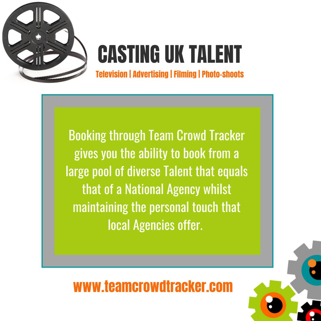 Don't lose the personal touch - choose us as your Casting Partner!

Email for more info on how to join our team: join@teamcrowdtracker.com
-
-
-
#TeamCrowdTracker #CastingTalent #BookingAgents #CastingDirectors #AssistantDirectors #Extras #Models #Singers #Dancers #Performers