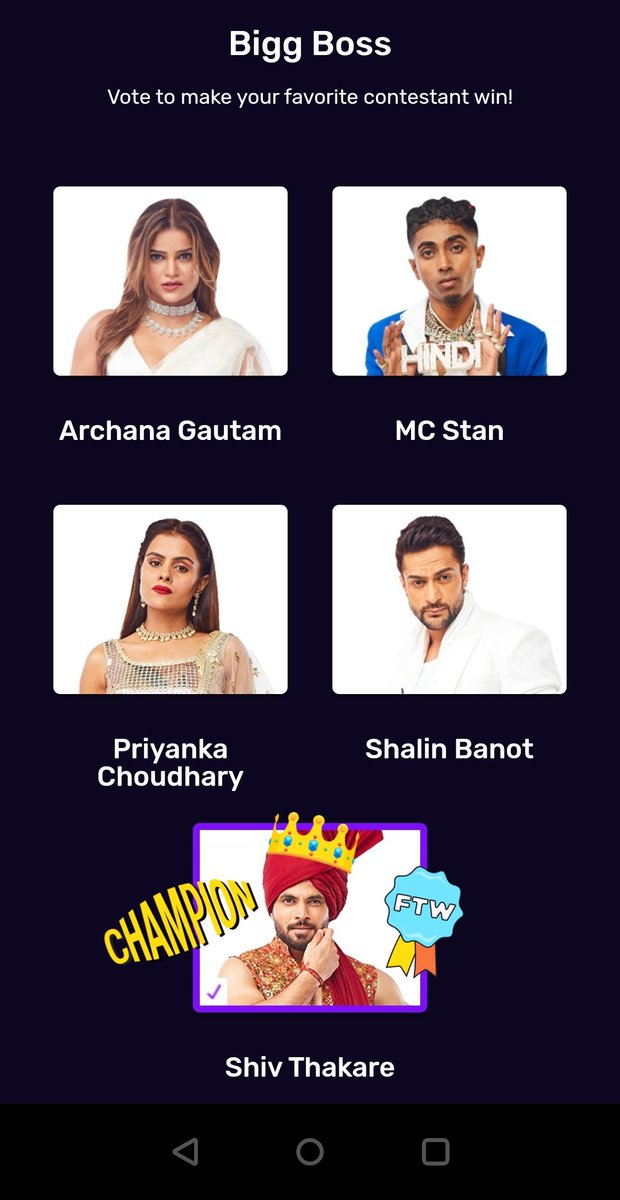 Ash16690742's tweet photo. #BiggBoss16
Mandali Trophy liye bina wapas mat ana!

VIJAYI BHAVA!
#MCStan
#ShivThakare 
@ColorsTV 
@VootSelect https://t.co/QTiJeIkw8w