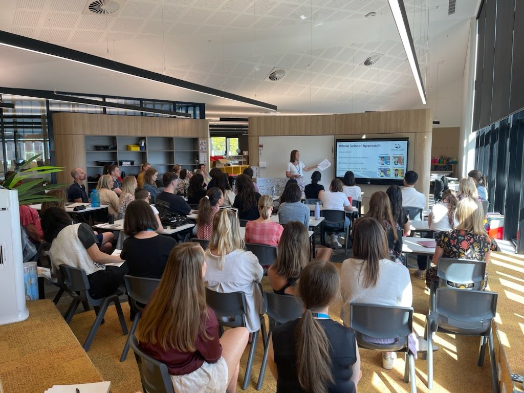 Karina__Stocker's tweet photo. Revisiting the fundamental idea that 'behaviour is a curriculum' with the Docklands team! Using our skills in explicit instruction to frequently teach, model, precorrect &amp; reinforce school routines &amp; expected behaviours. The result? A calm, orderly school environment! Winning! https://t.co/dfxkEt0yS2