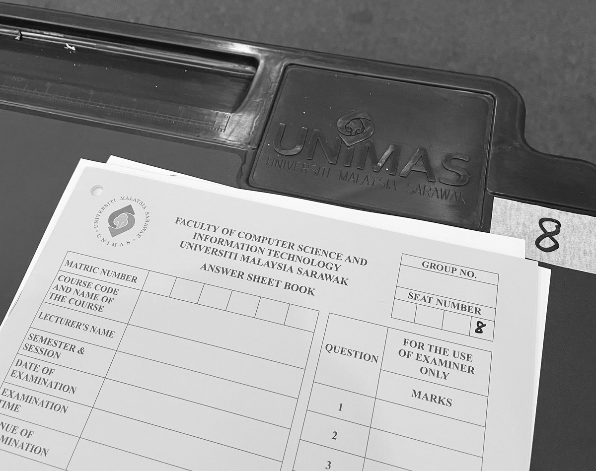 First time, after the pandemic, we are back to physical exams. For a 3 hr exam, I managed to walk for 2km 💪🏾