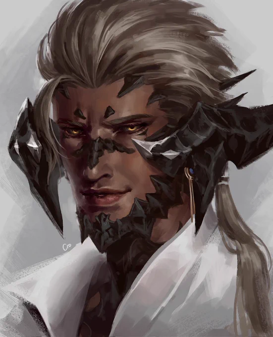 Compiling recent 2hr face studies of my manra sons here. I love them!  #FFXIV #FFXIVART 