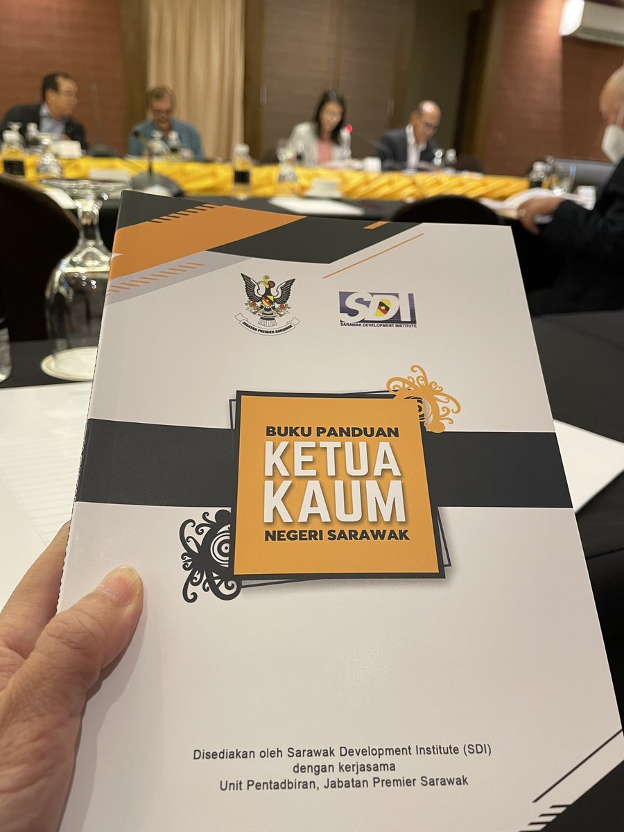 Hot from the oven - Sarawak tribal culture guidelines  #sdi