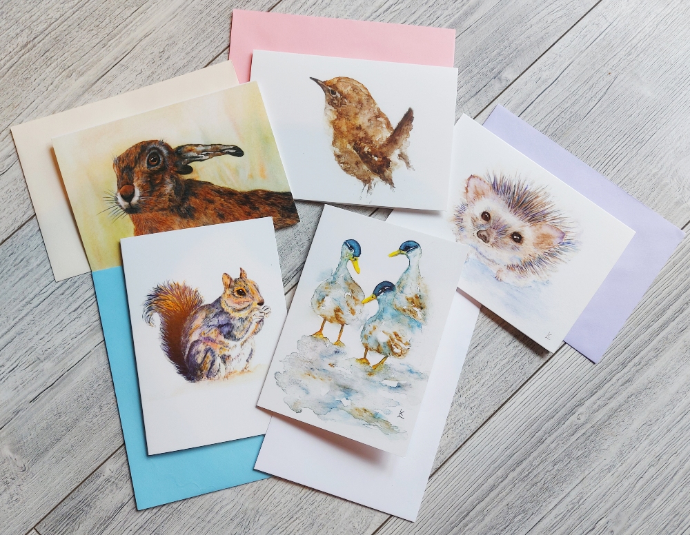 So cute and perfect to keep handy in a drawer.  Wildlife Cards / Notelets thebritishcrafthouse.co.uk/product/wildli… #tbchboosters #letterboxgifts