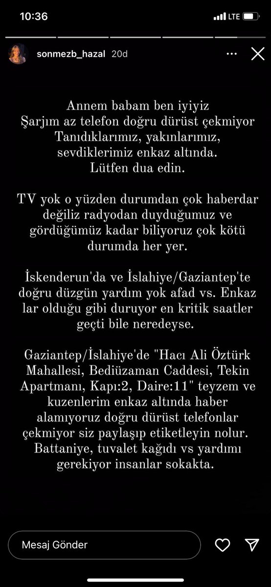 senaysadikoglu's tweet photo. @ahbap @AFADBaskanlik https://t.co/3fQ6WBpkmp