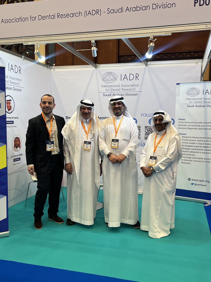 IadrSaudi's tweet photo. Our guests visitors in the #IADRSaudi Booth
#AEEDC2023
Booth #PD07
AlMultaqua Ballroom https://t.co/IvVLoC26yh