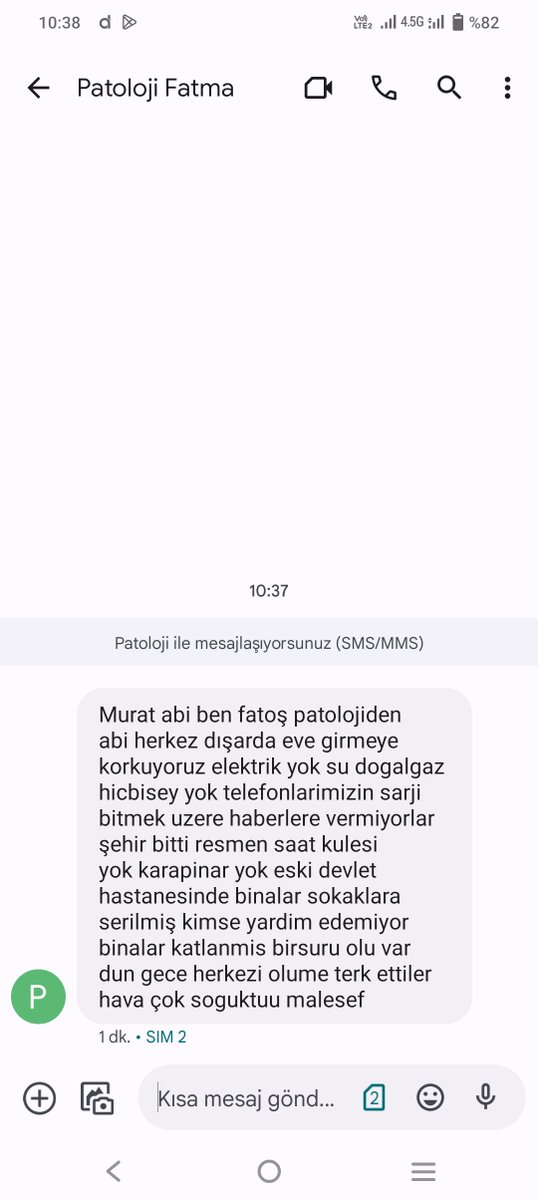 <a href="/haluklevent/">Haluk Levent ( Ahbap Ekibi )</a> Lütfen arkadaşlar artık biri yardım etsin uçak yok mu helikopter yok mu bir şehir kaderine terk edilemez !!!!