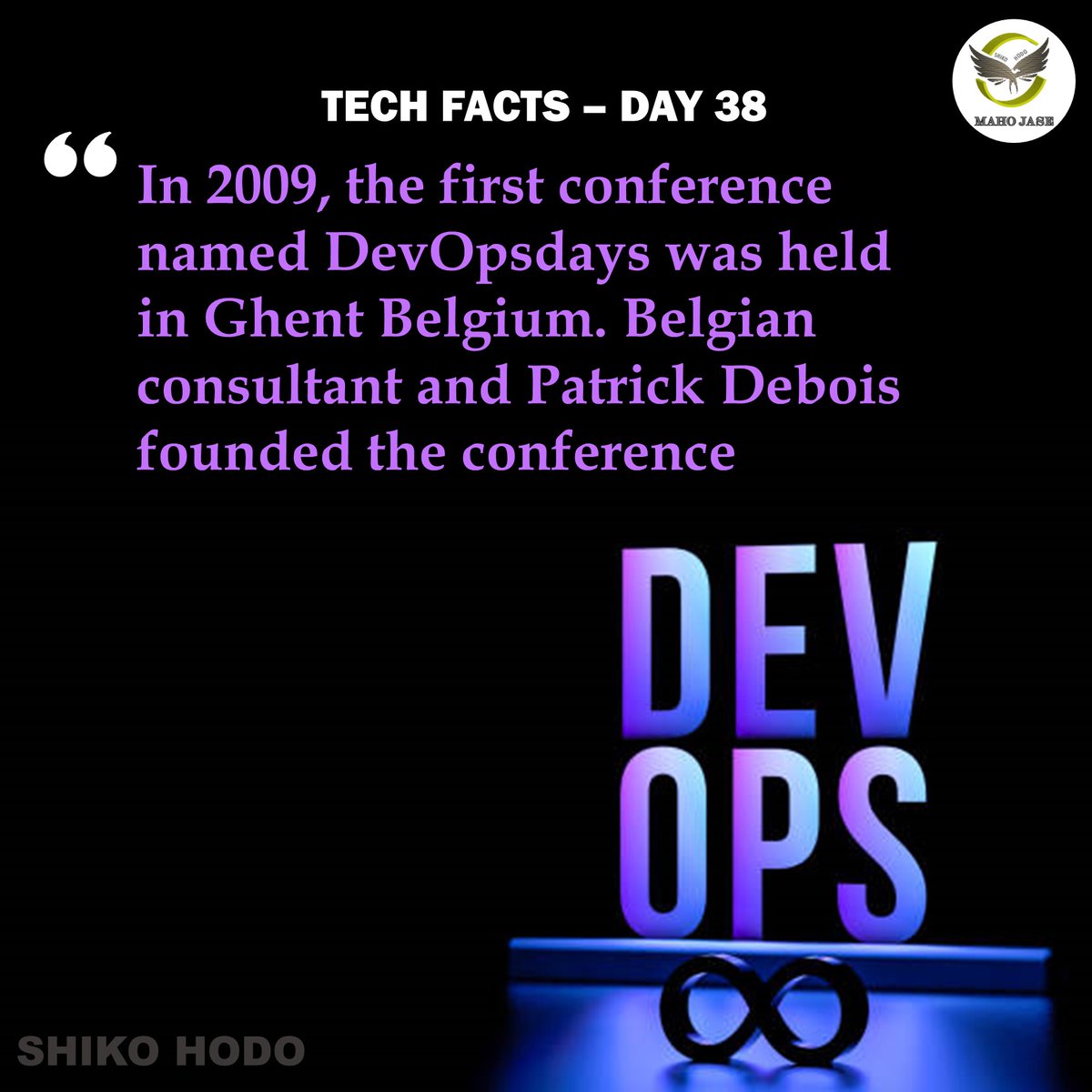 mahojase's tweet photo. Tech Facts - Day 38
#devops #cloud #devopsfacts #techcommunity #devopsengineer #devopstools #devopstraining https://t.co/cgVQ9yWAGC