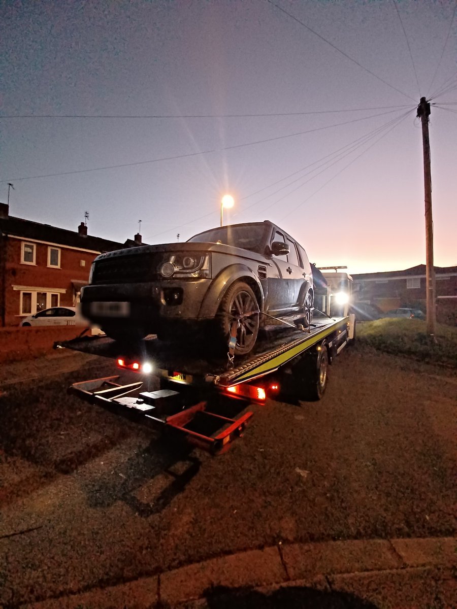 MerPolTraffic's tweet image. As the sun rises over Merseyside, the big war against stolen vehicles continues.. #recovered #Syn4