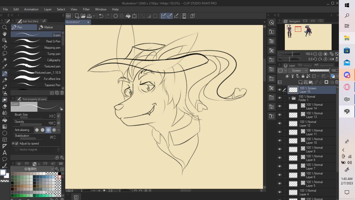 SuripiOkami's tweet photo. It's only a WIP for now, but I am trying vectors for the first time for a character update and it's coming out much better than I expected! https://t.co/x8Itt3EJNf
