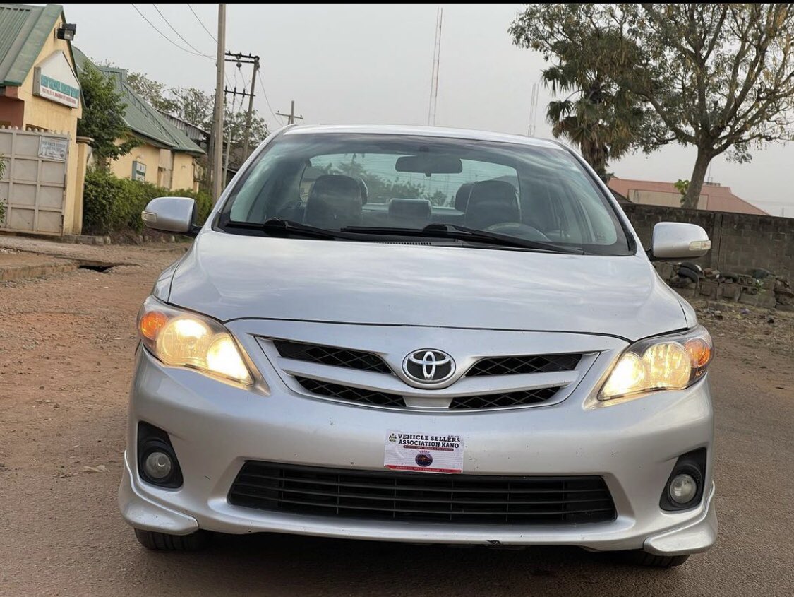 Auto_cars_ng's tweet photo. FOREIGN USED TOYOTA COROLLA S /2013 MODEL KEYLESS WITH ORIGINAL DUTY going for just 5.2 last 
Call ☎️ 08164646623

Retweet pls 🙏🏻

@Aashfinn @official_gbeng @Mhizz_Mariah @zabeenarh @zeenatmikail4 @rojamaibo @Muhammadumarrrr 

#Bnakers #Stears #Tommy #Steph #Essence https://t.co/wop3nneVqv
