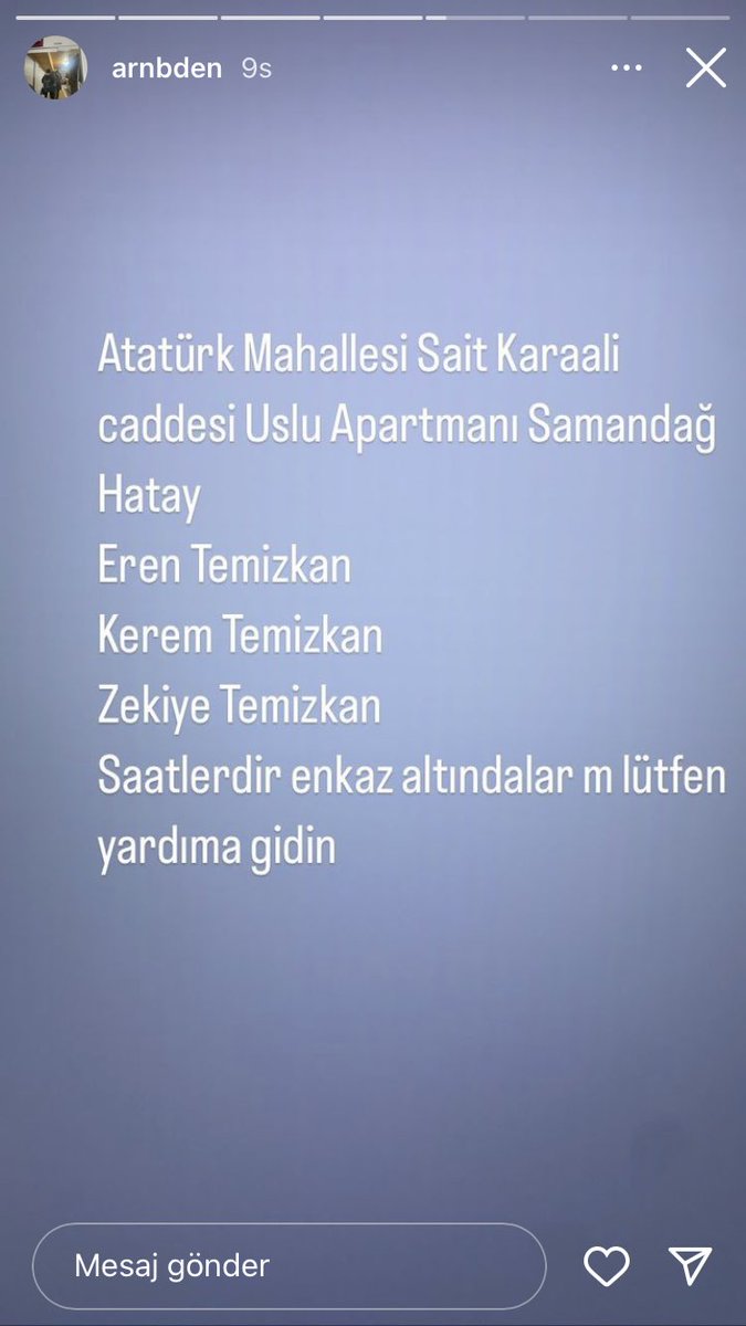 BonF_3d's tweet photo. #AFAD 
#AFADhatay  
#hatayyardimbekliyor https://t.co/RtdqzaNgFb