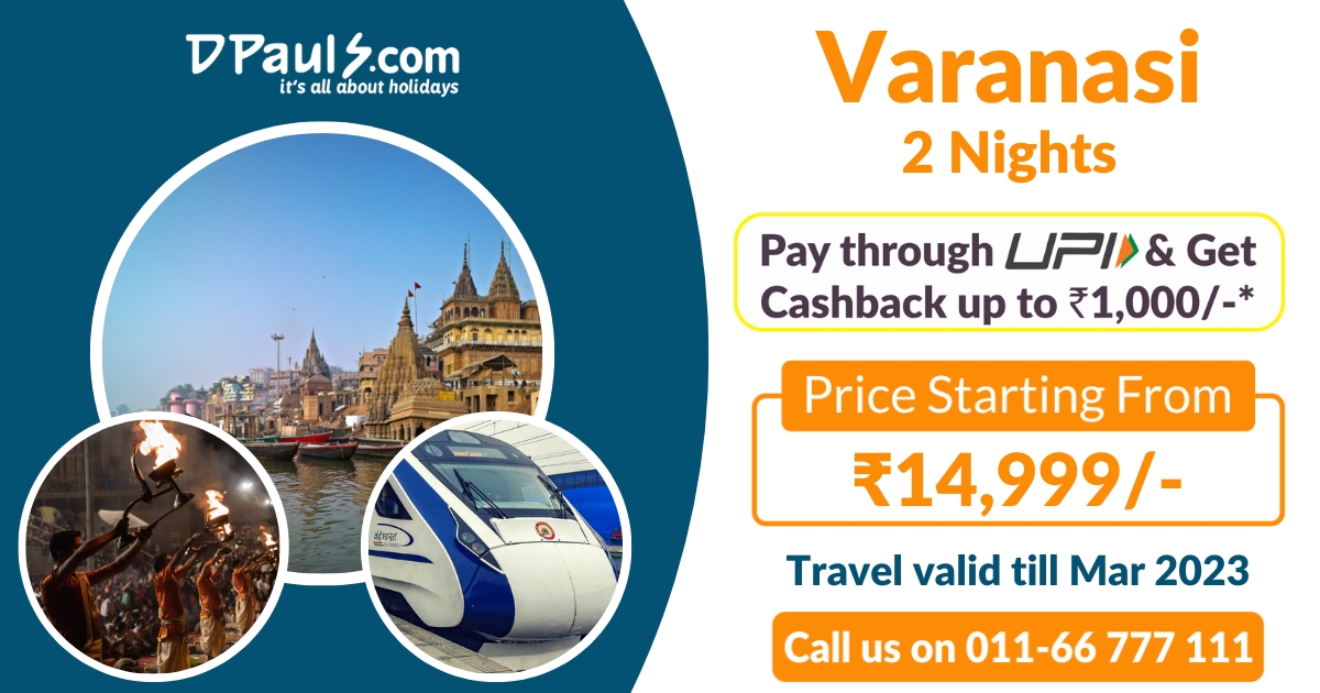 dpauls_travel's tweet photo. Varanasi Getaway! 2 Nights Package Starting from Rs.14999/-pp
Includes:- Vande Bharat Train Ticket ( Ex-Delhi), Stay, Sightseeing Tours, Etc.
For more details, Call us on 011-66777111.
#DPauls_Travel #Varanasi #VaranasiGetaway #visitVaranasi #varanasiPackages #Varanasitour https://t.co/m0CCK8qqBT