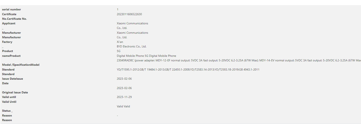 stufflistings's tweet photo. Redmi Note 12 Turbo with 67W fast charging visits 3C certification.
#Xiaomi #Redmi #RedmiNote12T #RedmiNote12Turbo https://t.co/IS1Y6KQZfr
