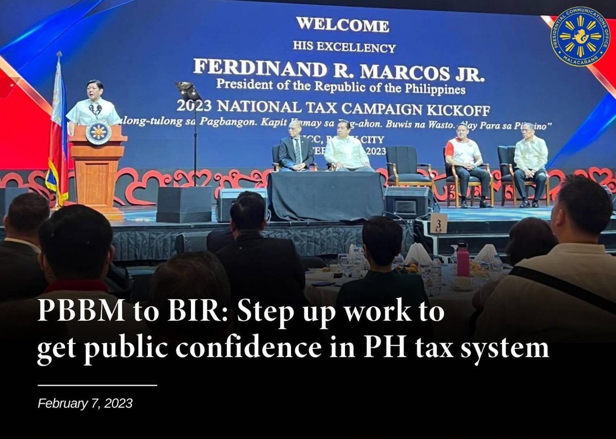 Presidential Communications Office on Twitter "President Ferdinand R