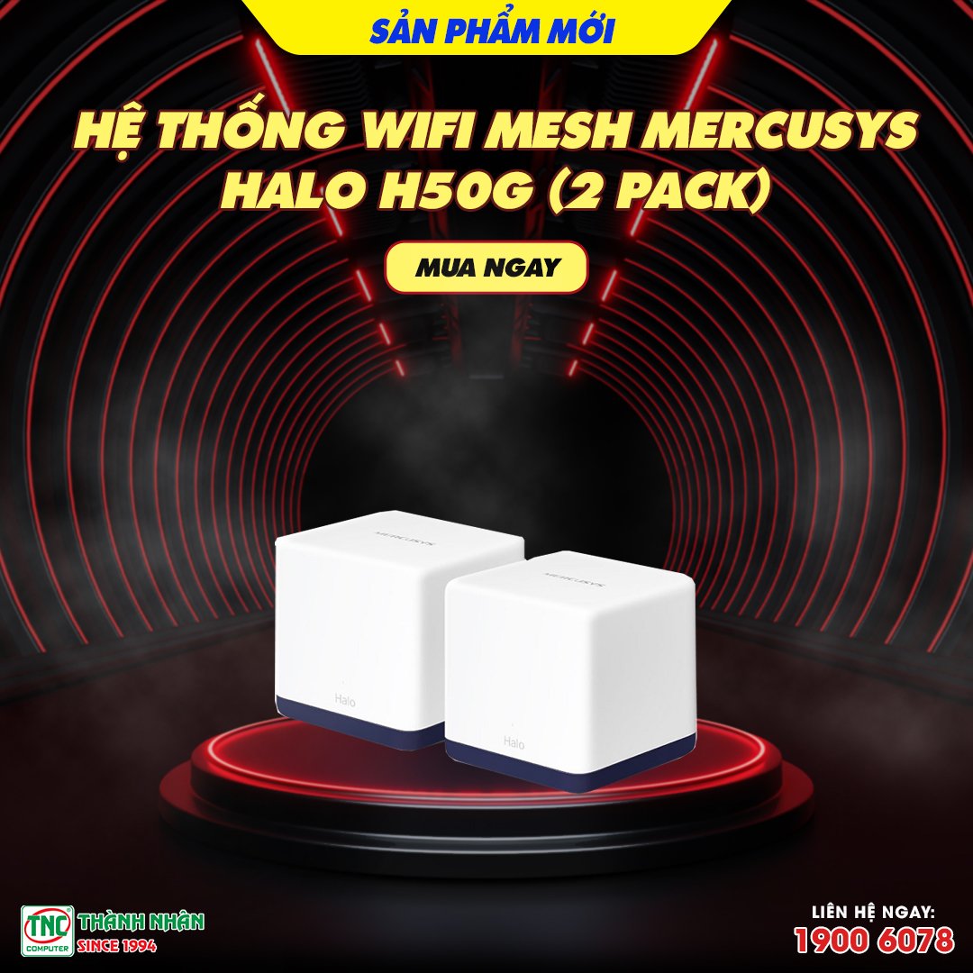 thanhnhan_vn's tweet photo. Hệ thống Wifi mesh Mercusys Halo H50G (2 pack)
https://t.co/WOSiQBeTEJ
Giao tiếp: 3 Cổng Gigabit/1 thiết bị Halo
Tốc độ: 1300 Mbps trên băng tần 5 GHz, 600 Mbps trên băng tần 2.4 GHz
Anten: Bên trong
#router #wifi #routerwifi #wifimesh #mesh #Mercusys #Halo #2pack #tnc https://t.co/AJPAMudvDV