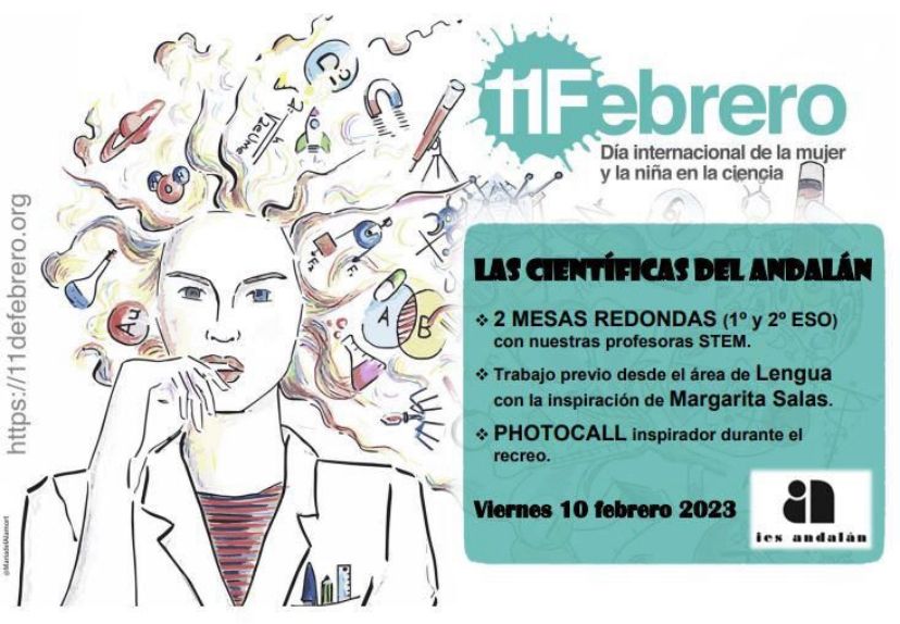 Tenemos las mejores referentes dentro del <a href="/IES_Andalan/">IES Andalán</a> Celebramos una inspiradora mesa redonda con nuestras compañeras científicas para conmemorar el #DiaDeLaMujerYLaNinaEnLaCiencia <a href="/InnovaEducAr/">InnovaEducAr</a> <a href="/dgafprofesorado/">F. Prof. Aragón</a> <a href="/AndalnConviven1/">Andalán Convivencia</a> <a href="/Deine_Sped/">Inés</a> <a href="/salocarmen/">carmen</a> <a href="/IsabelBaranda/">Isabel Baranda Casorrán</a>