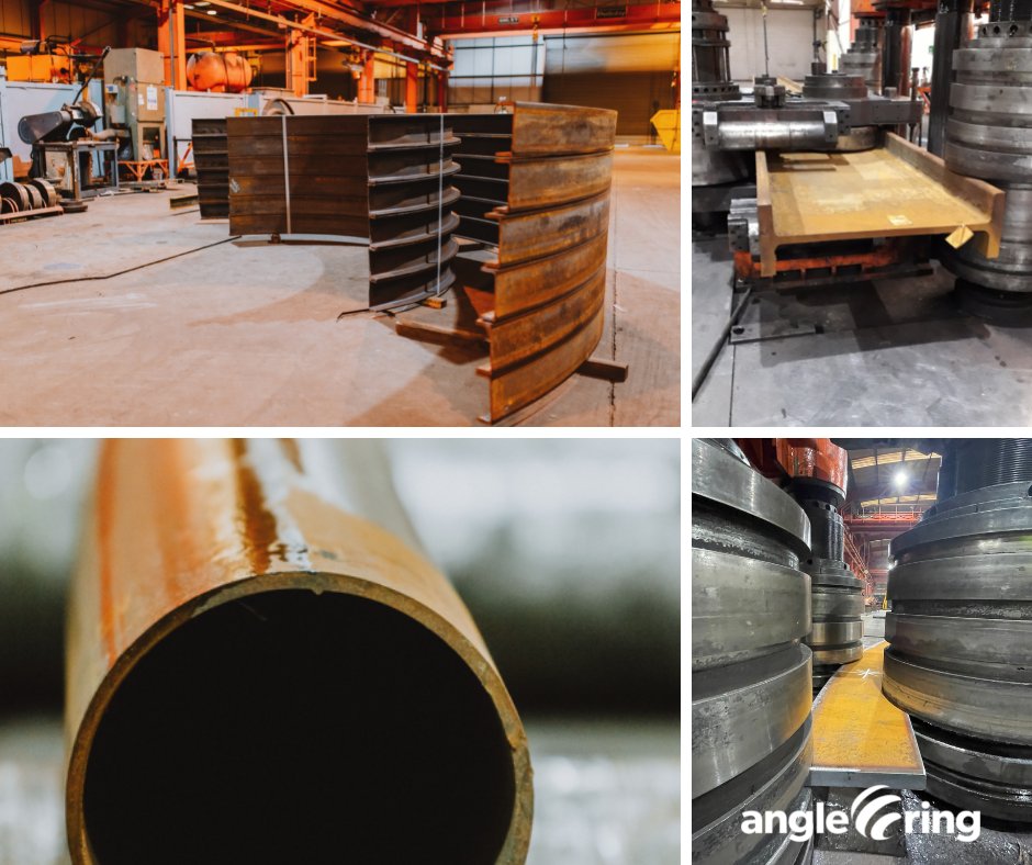 AngleRingCo's tweet image. At Angle Ring we operate #ColdBending machines to cover the entire section range, right up to 1100mm deep Universal #Beams - all from our single site production facility in Tipton, West Midlands.

More on our #SectionBending services here ⤵️

ow.ly/EewU50MGA41

#ColdBending