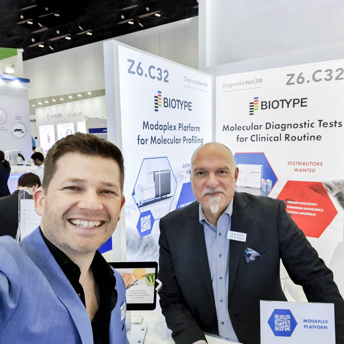 BiotypeDx's tweet photo. 👋 Join us at #MedLabME2023!

If you are attending @MedlabSeries visit BIOTYPE booth at the German pavilion and discover our broad portfolio for precision diagnostics.

📅 6th – 9th February
🚩 DWTC, Dubai
📍 Hall 6 / Booth Z6.C32

#MedlabMiddleEast #moleculardiagnostics #IVD https://t.co/HVRanuEU6p