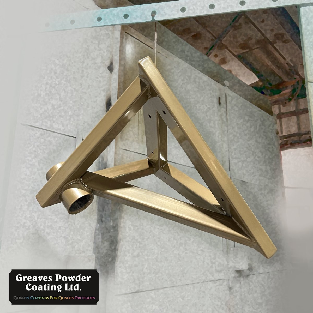 LtdGreaves's tweet photo. Gold Gloss ��
Thanks for bringing this down 

#powdercoating #powdercoated #ral #sheffield #kelhamisland #neepsend #madeinsheffield #steelcity #sheffieldbusiness #business #gpc #greavespowdercoating https://t.co/m2kN3NZW4v