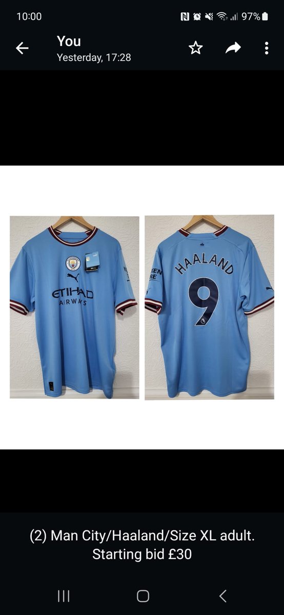 AdamAheale's tweet photo. I am auctioning off some new Football tops to raise money to get my U12s to a tournament in Blackpool in 2024, its a secret auction there are min bids £20 kids £30 adults DM me your bids if you are interested Thanks #mlgfc #grassrootsfootball #football https://t.co/sgFRqnOoLg