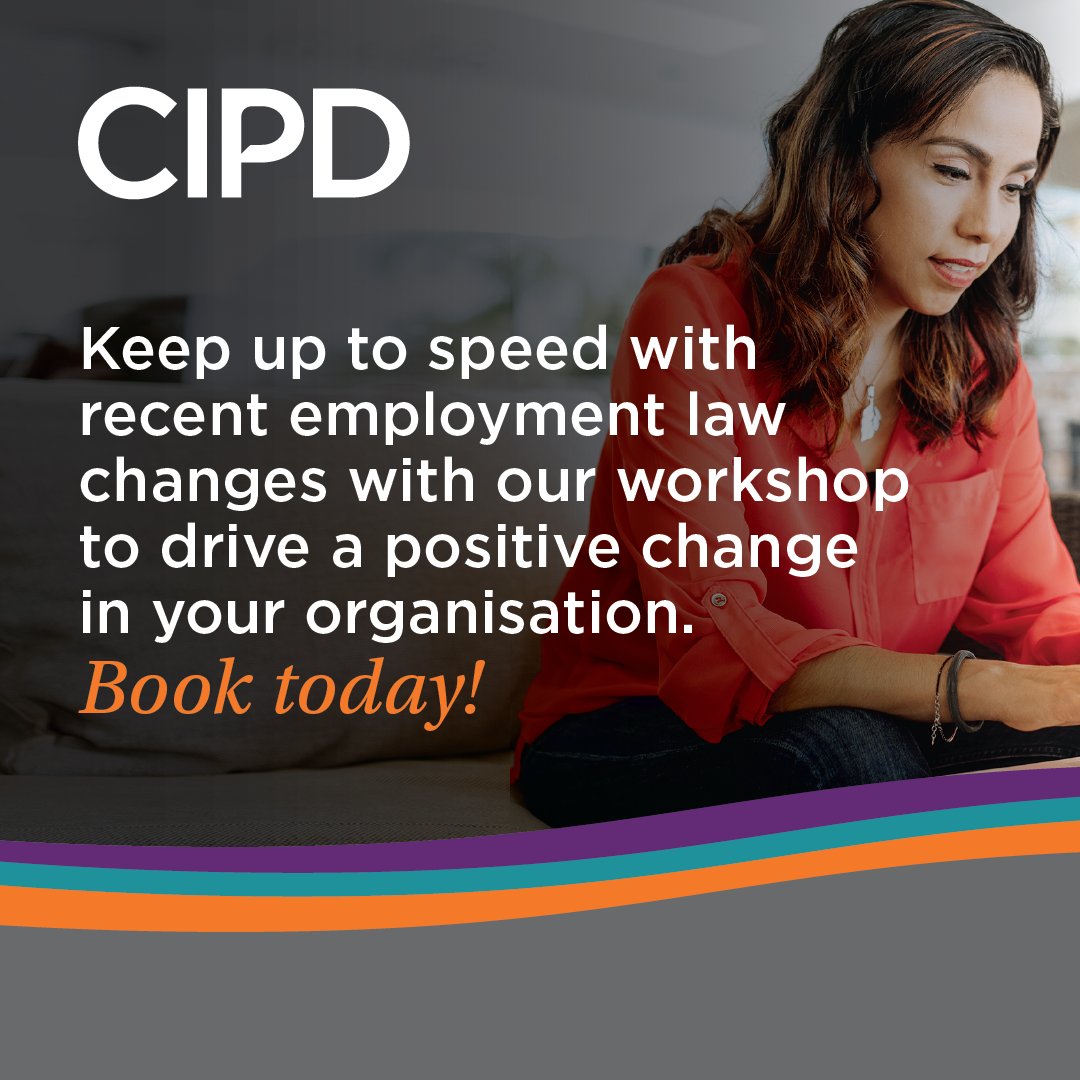 As people professionals, staying at the forefront of the latest #EmploymentLaw topics like Brexit, menopause &amp; flexible working is essential. Book our expert-developed workshop today (members get 15% off!). More info &amp; dates: ow.ly/gx5950MHU7U